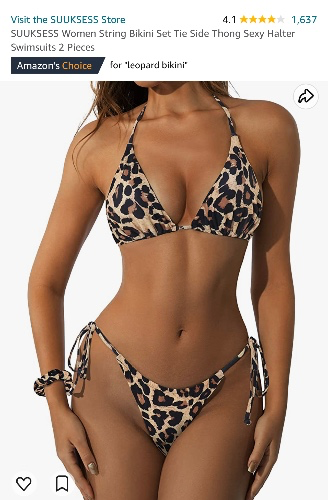 Leopard bikini 