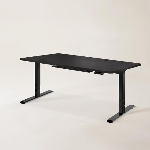 Nimble Standing Desk - Oak Black - Black / M (59" × 29")