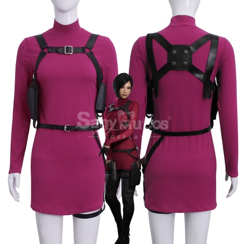 【In Stock】Game Resident Evil 4 Remake Cosplay Ada Wong Sweater Cosplay Costume - L