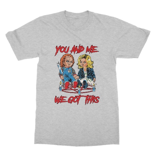 Chucky, horror movies, Halloween Softstyle T-Shirt - XL / Sport Grey