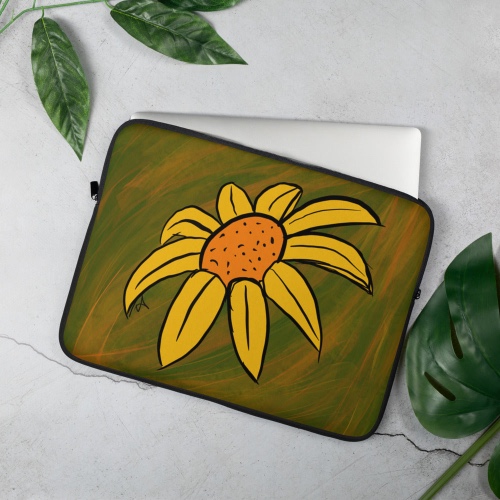 Sunflower Laptop Sleeve - 15 in