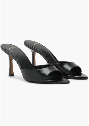 MANGO Pointed Toe Slide Sandals (Women)