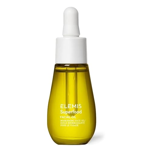 ELEMIS Superfood Facial Oil, Nourishing Face Oil Formulated with 9 Antioxidant-Rich Superfoods, Award-Winning Facial Oil to Enhance Radiance and Complexion, Lightweight Oil to Plump and Smooth, 15ml - Single