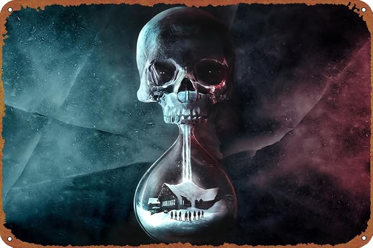 Video Game Until Dawn Funny Tin Sign game Poster Vintage Cute Metal Sign Gift Retro Novelty Cafe Store Garage Tin Signs8x12 Inch