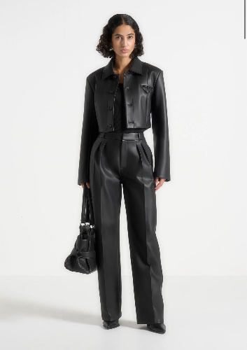 Maniere de Voire leather suit 