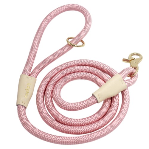 Lucpawz Pet Snap Leash, Special Strong Nylon Rope Pet Leash, 5FT Soft Lead Leash for Large Medium Dogs Small Puppy (Pink, 5ft *10mm)