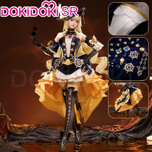 DokiDoki-SR Game Genshin Impact Cosplay Navia Costume Fontaine | L-PRESALE