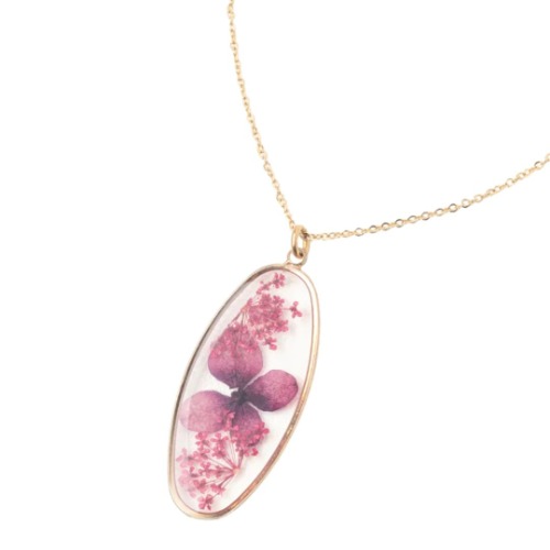 Petite Purple Explosion Necklace by Made for Freedom