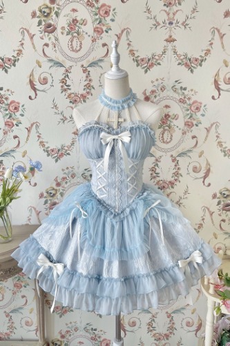 Lolita's Reign Dress - Blue / XS