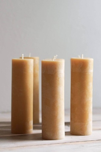 Beeswax Pillar Candle