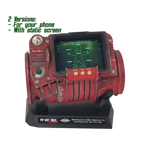 Fallout inspired PIPBOY 3000 Nuka Cola Version Prop in 1:1 scale / Cosplay Prop / Handmade / Unofficial / Fan-Art / Videogame Nerd Geek Gift