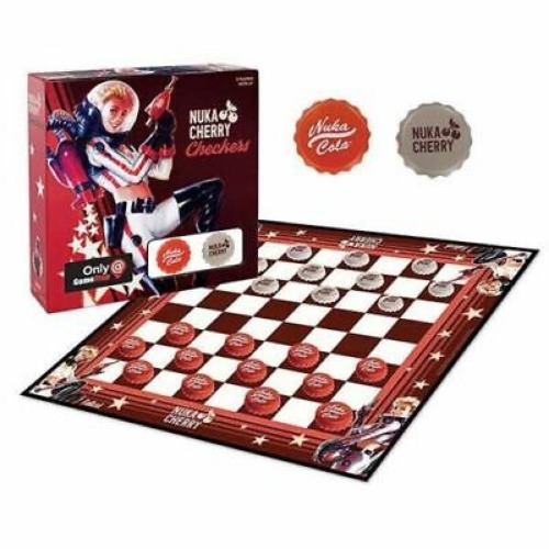 Fallout Nuka CHERRY Checkers  GameStop Exclusive Bethesda Nuka Cherry Bottle Cap  | eBay