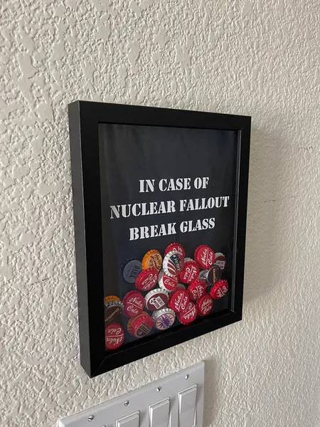 Emergency Bottle Cap Stash