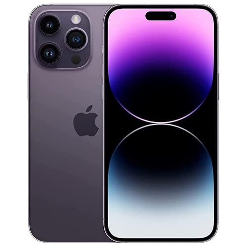 Apple iPhone 14 Pro Max, 1TB, Deep Purple - Unlocked (Renewed) - Deep Purple - 1TB