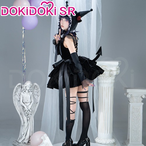 【Size S-3XL】DokiDoki-SR Anime My Dress Up Darling Cosplay Kitagawa Marin x Kuromi Costume | Costume Only-M-Order Processing Time Refer to Description Page