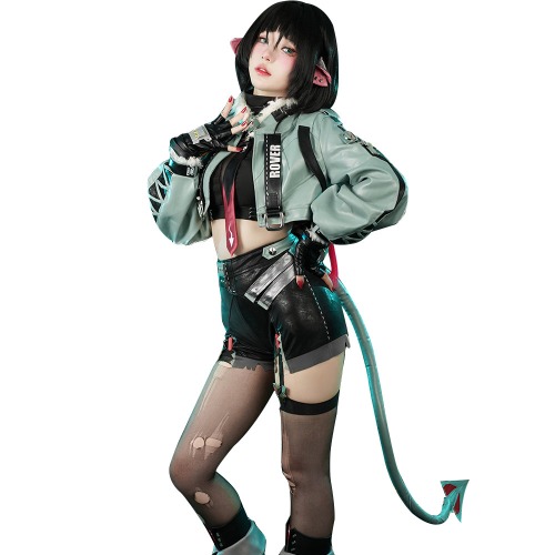 【Partial Size Ready For Ship】【Size S-3XL】Dokidoki-R Game Zenless Zone Zero Cosplay Jane Doe Costume | Costume Only-L-Ready For Ship