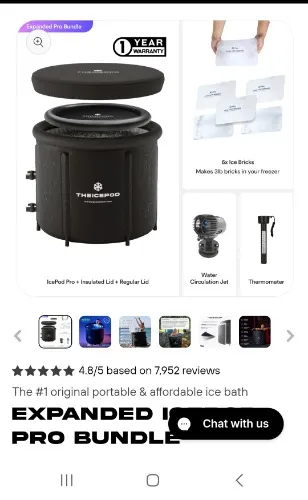 IcePod (ice bath for recovery)