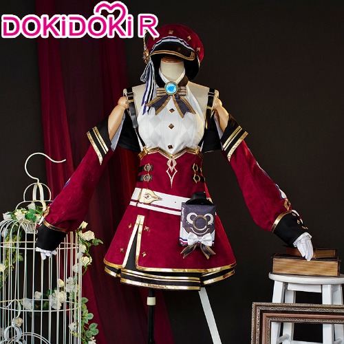 【In Stock】【Size XS-2XL】DokiDoki-R Game Genshin Impact Cosplay Charlotte Costume Fontaine | S-IN STOCK