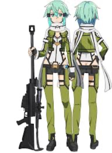 Sinon cosplay💚