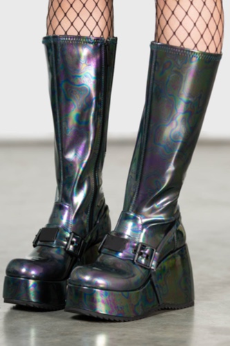 Watchtower Platform Boots | US5 / Rainbow / 100% PU
