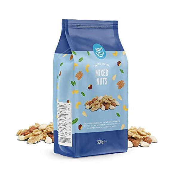 Amazon Brand - Happy Belly Mixed Nuts, 500g