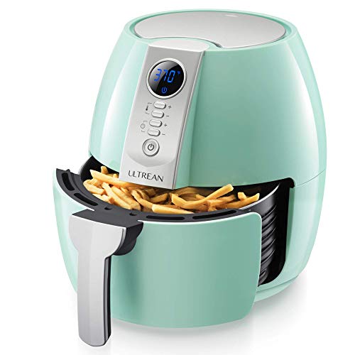 Ultrean Air Fryer, 4.2 Quart Electric Hot Airfryer Oven Oilless Cooker for Quick Easy Meals, Nonstick Frying Pot, UL Certified,1500w, Blue - Blue