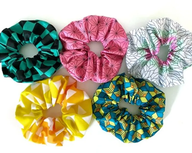 Anime Scrunchies Hair Accessories | Etsy