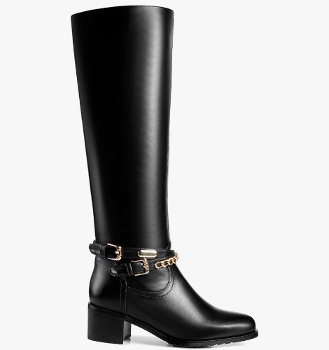 ANN CREEK Women's 'Morelos' Fashion Design Triple Buckle Straps Riding Boot