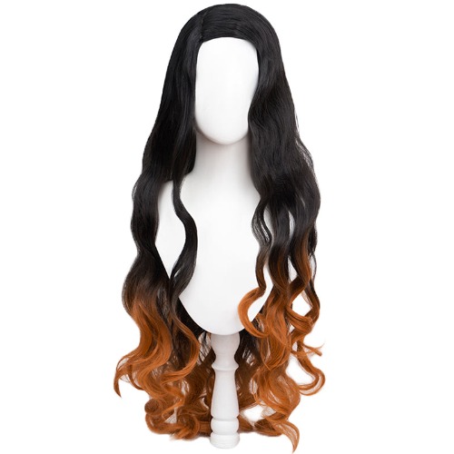 DokiDoki  Cosplay Anime Demon Slayer: Kimetsu no Yaiba Kamado Tanjirou//Kamado Nezuko/Agatsuma Zenitsu/Tomioka Giyuu Wig Halloween | Kamado Nezuko-Ready For Ship