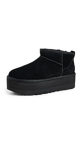 UGG Women's Classic Ultra Mini Platform Boot - 8 - Black