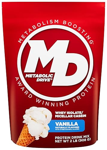 Protein Powder - Whey Isolate/Micellar Casein Blend - Lab-Tested (2lb, Vanilla) - Vanilla - 30 Servings (Pack of 1)