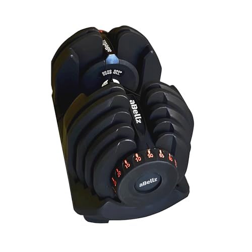 10-90 Lb Adjustable Dumbbell: Adjusts From 10-90 Lbs, 17 Adjustable Settings (Single Dumbbell)