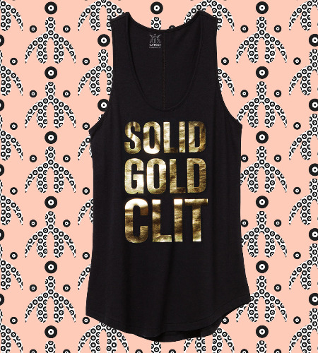 SOLID GOLD CLIT | Vintage Tank Top | XXL