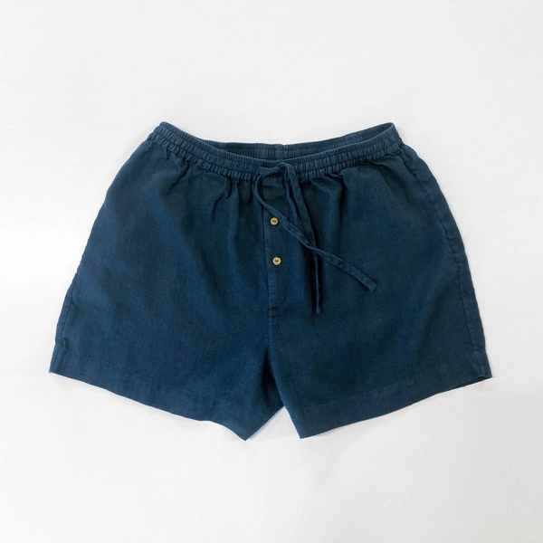 Men&#39;s Linen Boxer Shorts KHAYA / Mens Underwear / Lounge Shorts / Linen gift for Man
