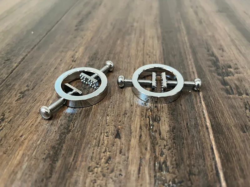 Spike Pad Surgical Stainless Nipple Clamps PAIR