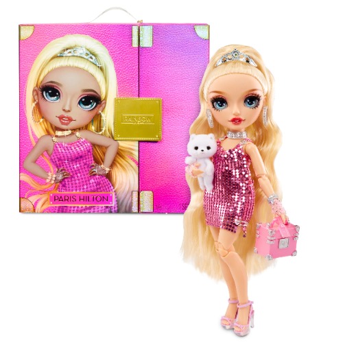 Rainbow High Premium Edition- Paris Hilton Collector Doll- 11 inch, 2022 Fashion Doll with Blond Hair, 2 Gorgeous Outfits to Mix & Match and Accessories. Great Gift and Collectors!
