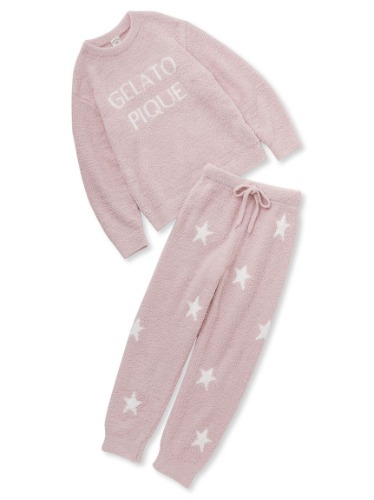 Powder Star Pullover & Long Pants SET | ONE SIZE / PINK