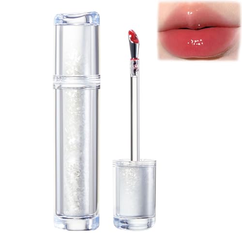 Judy Doll Lip Gloss, Judy Doll Ice Iron Tinted Lip Tint, Jelly Hydrating Lip Gloss, Moisturizing Lip Oil Gloss Lip Oil Tinted, Nonstick Tinted Lip Gloss (03) - 03