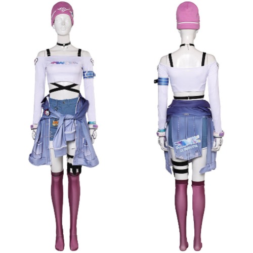 Overwatch 2 Game LE SSERAFIM Kiriko Women Top Pants Set Party Carnival Halloween Cosplay Costume | Female / XS