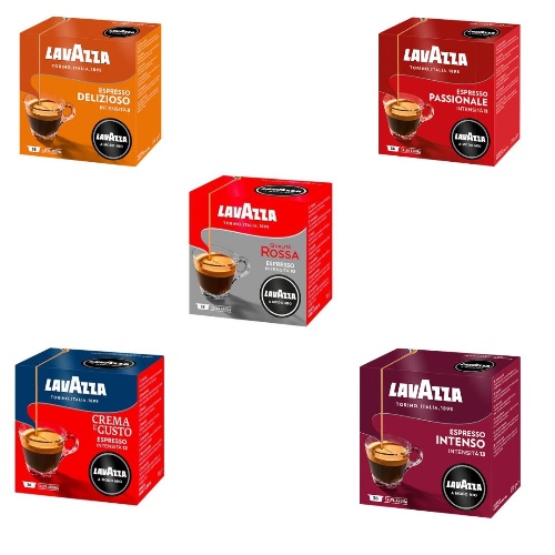 Lavazza A Modo Mio Pack, 180 capsules