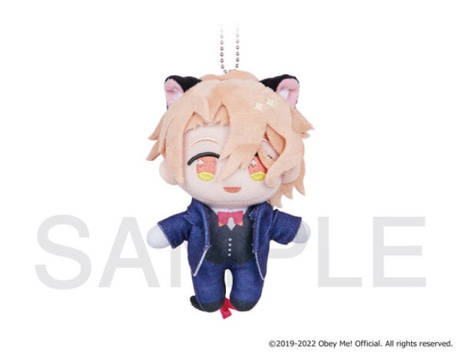 Obey Me! - Asmodeus - Plush Mascot - Kuroneko Shitsuji Kissa (Eimo) - Pre Owned