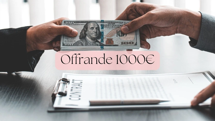 Offrande 1000€