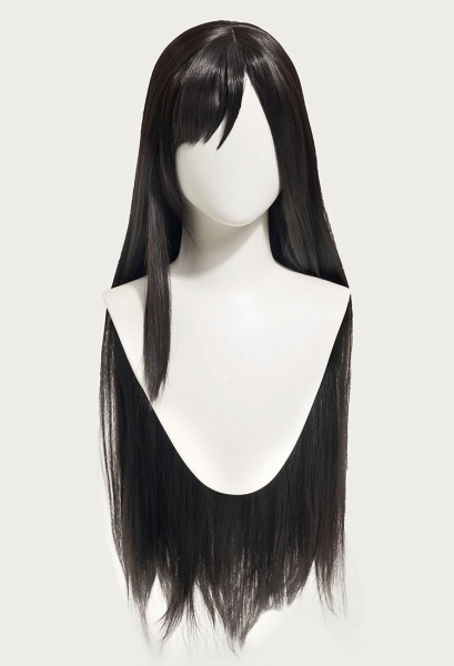 Eternal Fantasy FF Tifa Cosplay Wig Black Straight Wig