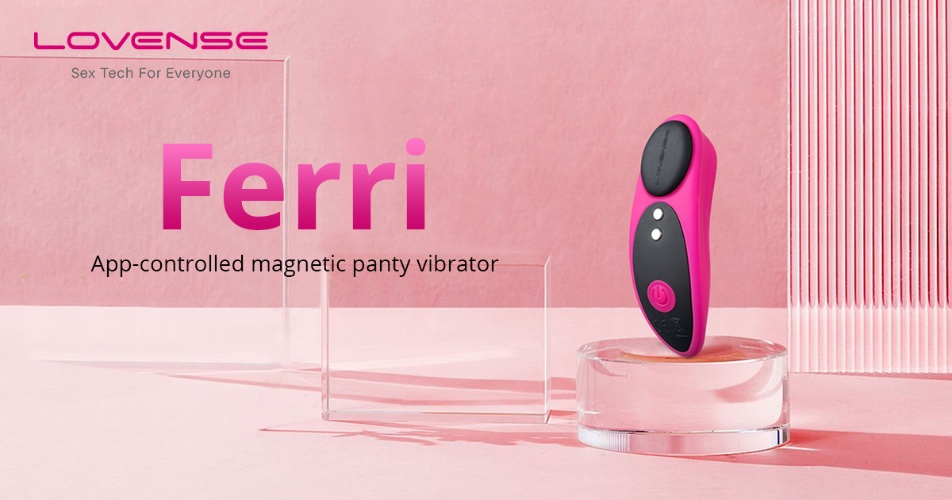 Lovense® Ferri: Remote control magnetic vibrating panties & underwear!