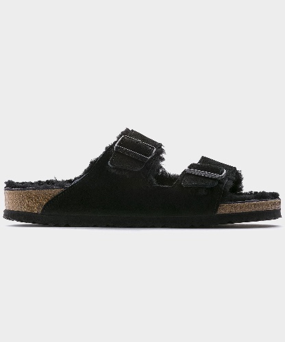 Birkenstock Arizona Shearling in Black | EU 46 / BLACK / 752661-BK01
