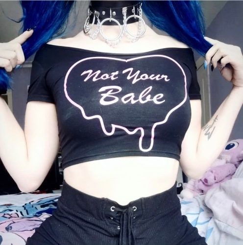 Not Your Babe Tee - S
