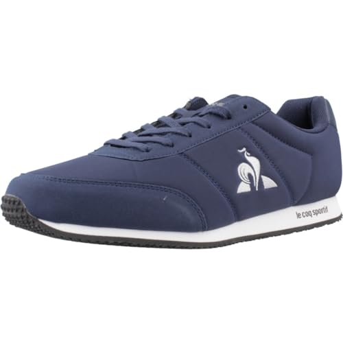 Le Coq Sportif Racerone Dress Blue/Silver, Zapatillas Unisex Adulto - 45 EU - Dress Blue Silver