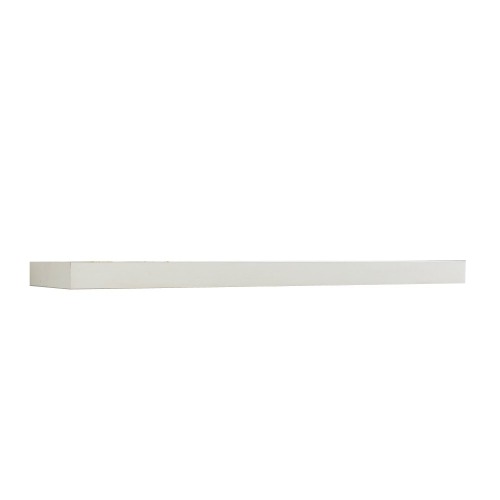 InPlace Shelving 0191801 Floating Wall Mountable Shelf with Invisible Brackets, White, 47.3-Inch Wide by 10.2-Inch Deep by 2-Inch High - White 47.3 in W x 10.2 in D x 2 in H Shelf
