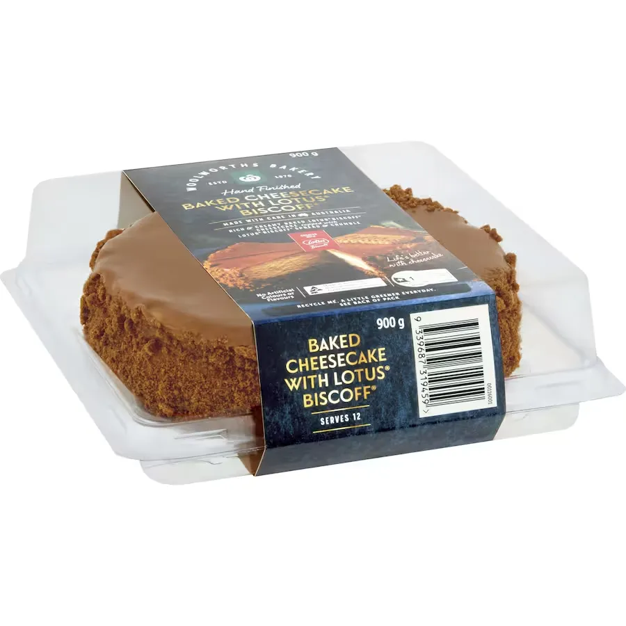 Woolworths Cheesecake Lotus Biscoff