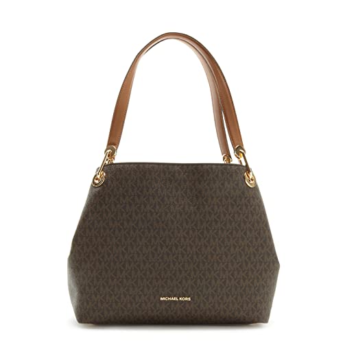 Michael Kors Raven, Borsa a Tracolla Donna, Grigio, 39x25x12 cm (W x H x L) - Marrone (Brown)